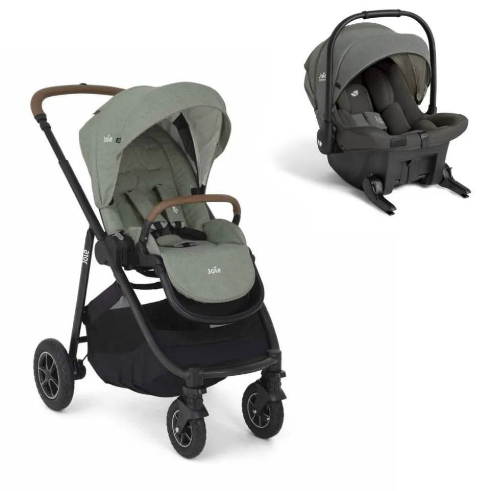 Poussette duo versatrax laurel + siège auto sprint evergreen vert