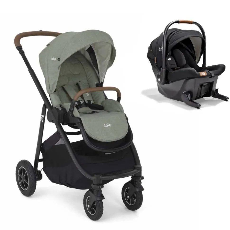 Poussette duo versatrax laurel vert + siège auto sprint eclipse noir