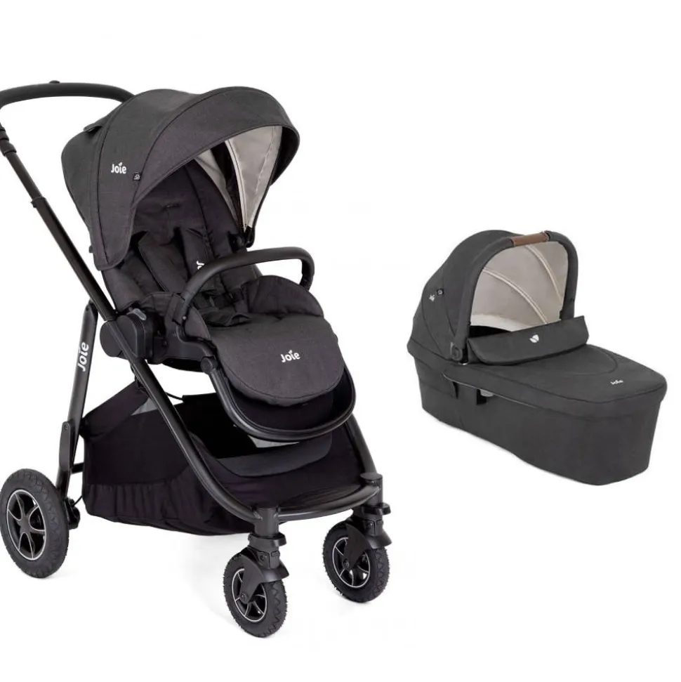 Poussette duo versatrax + nacelle ramble xl shale noir