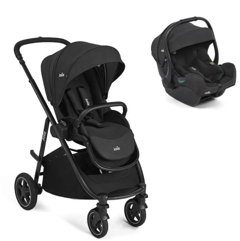 Poussette duo versatrax + siège auto i-gemm 3 raven noir