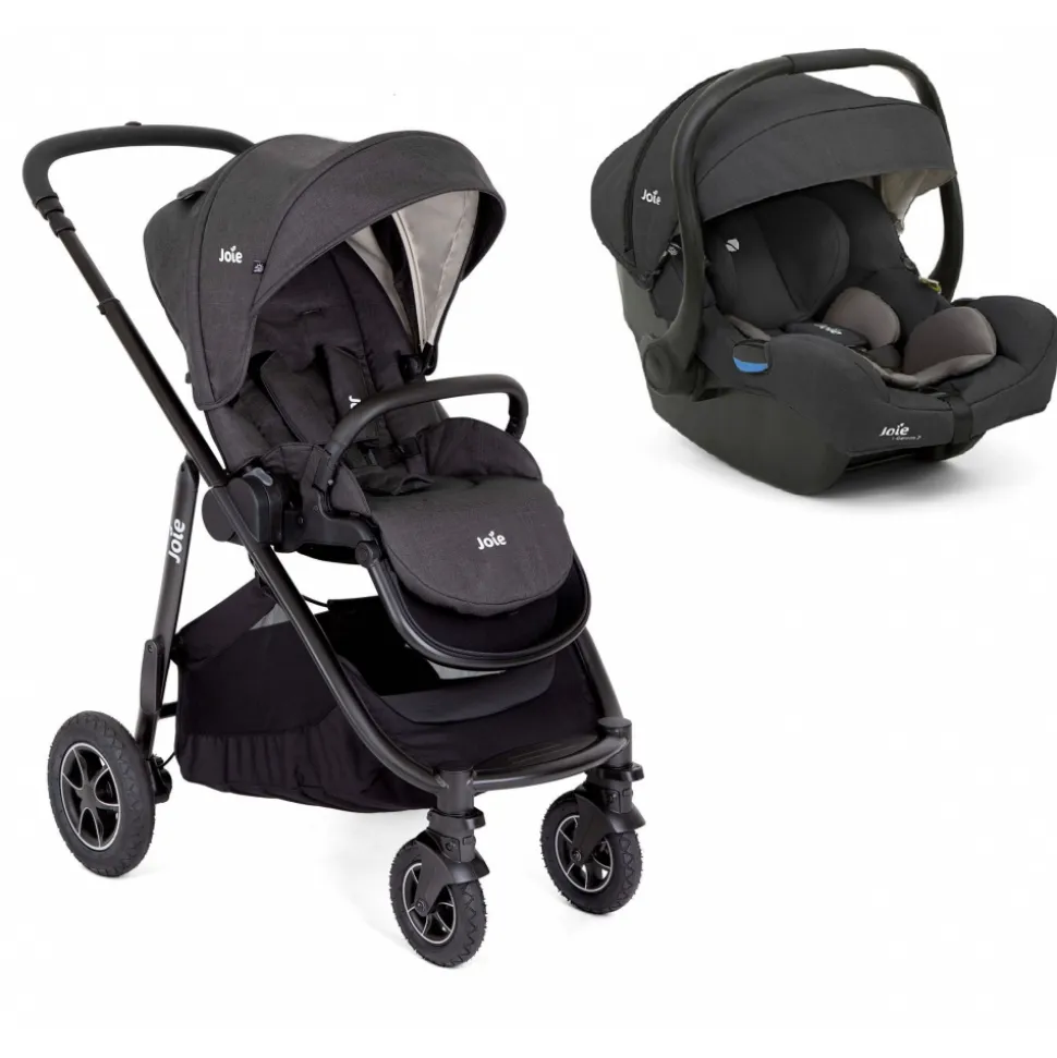 Poussette duo versatrax + siège auto i-gemm 3 raven