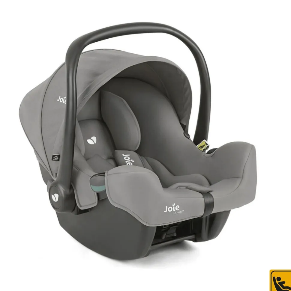 Poussette duo versatrax + siège auto i-snug 2 pebble gris