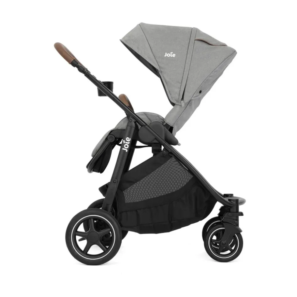 Poussette duo versatrax + siège auto i-snug 2 pebble gris