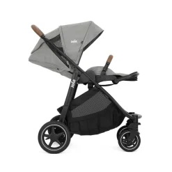 Poussette duo versatrax + siège auto i-gemm 3 pebble gris