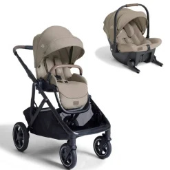 Poussette duo versiti + siège auto sprint signature sandstone beige