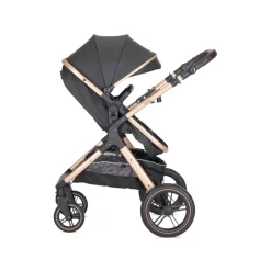 Poussette duo viola noir nacelle + adaptateur siège-auto