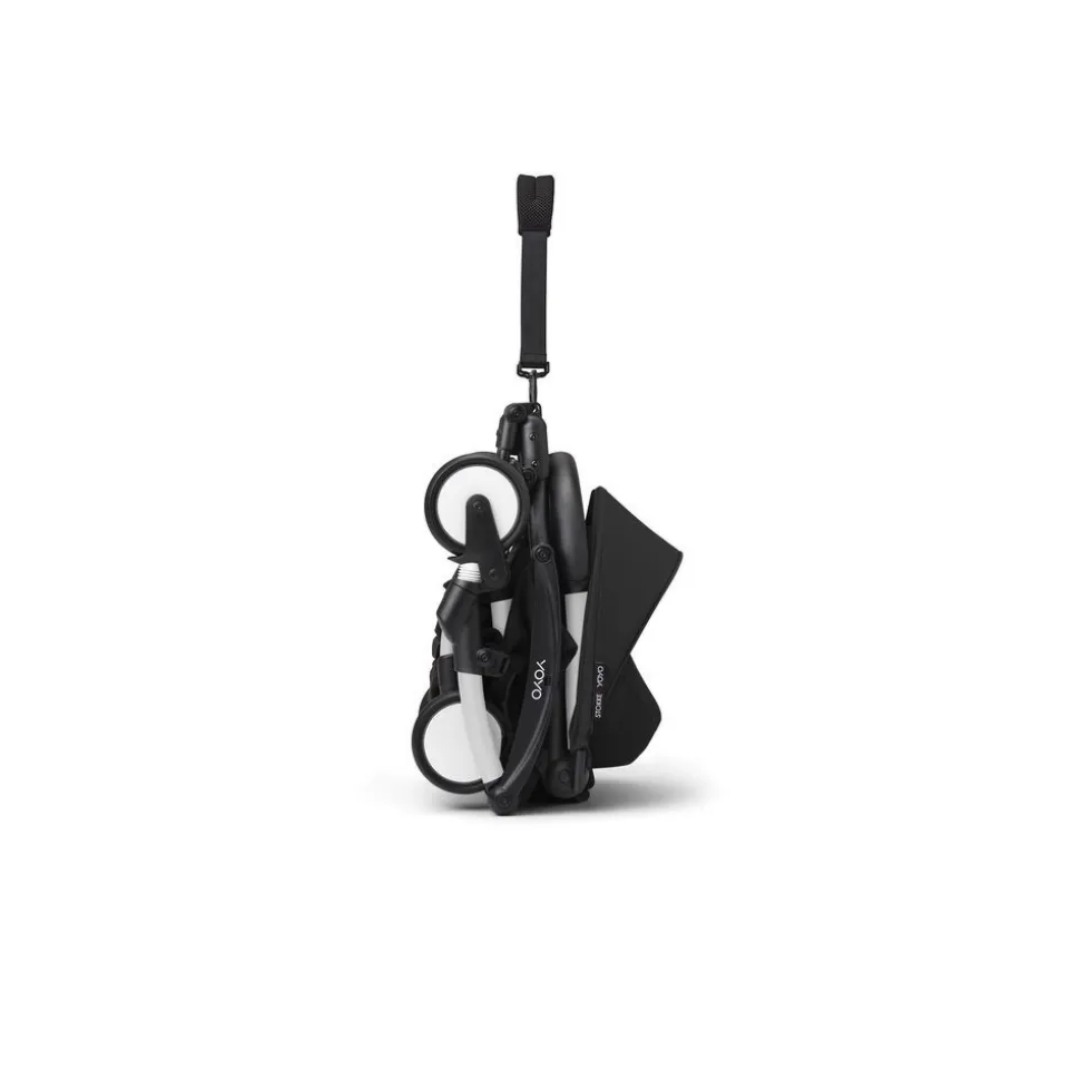 Poussette duo yoyo 3 - châssis blanc pack 6+ et siège auto izi go modular x2 by besafe noir