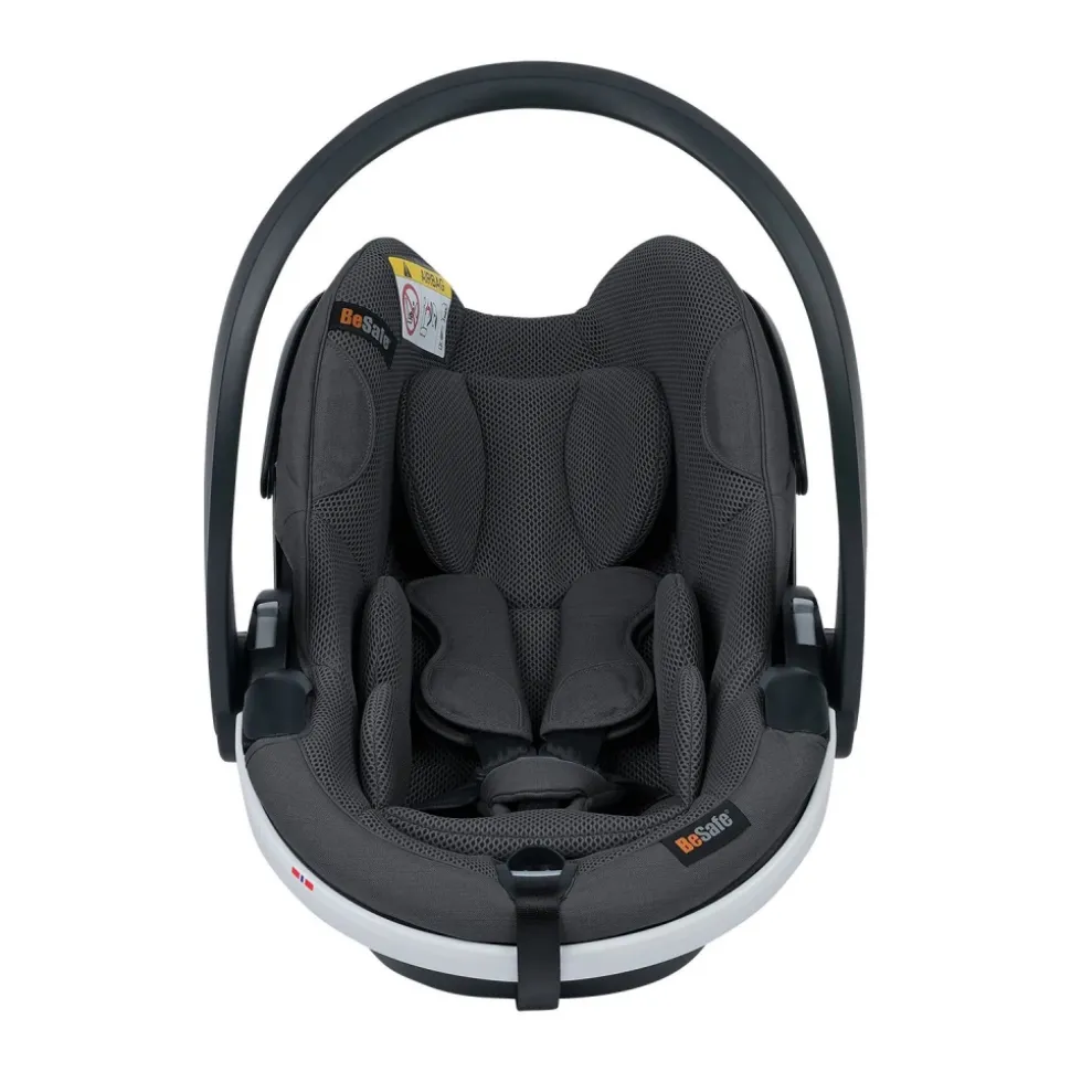 Poussette duo yoyo 3 - châssis blanc pack 6+ et siège auto izi go modular x2 by besafe noir