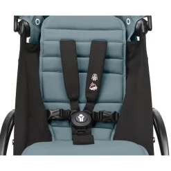 Poussette duo yoyo 3 - châssis noir pack 6+ et siège auto izi go modular x2 by besafe aqua