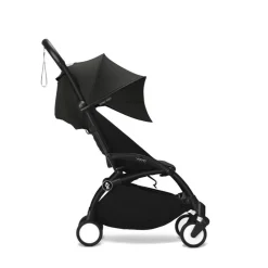 Poussette duo yoyo 3 - châssis noir pack 6+ et siège auto izi go modular x2 by besafe noir