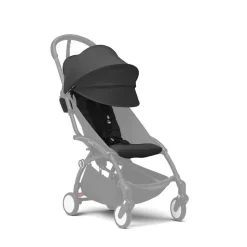 Poussette duo yoyo 3 - châssis noir pack 6+ et siège auto izi go modular x2 by besafe noir