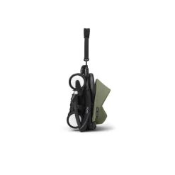 Poussette duo yoyo 3 - châssis noir pack 6+ et nacelle olive