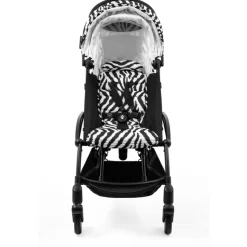 Poussette duo yoyo 3 pack 6+ et siège auto pebble 360 pro² - chassis noir - zebra