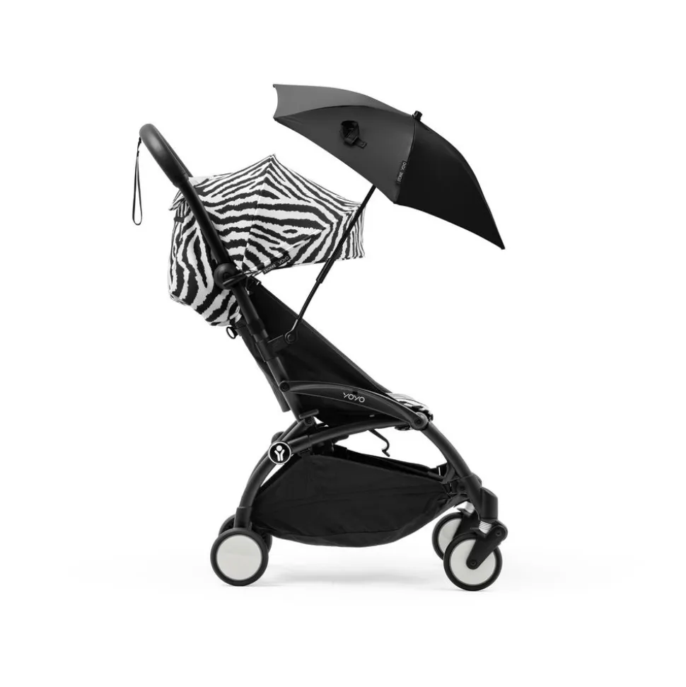 Poussette duo yoyo 3 pack 6+ et siège auto pebble 360 pro² - chassis noir - zebra