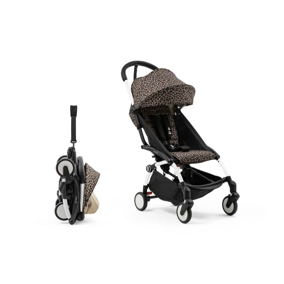 Poussette duo yoyo 3 pack 6+ et siège auto cloud t black - chassis noir - taupe