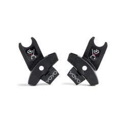 Poussette duo yoyo 3 pack 6+ et siège auto cloud t black - chassis noir - noir