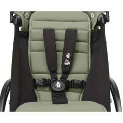 Poussette duo yoyo 3 pack 6+ et siège auto cloud g3 black - chassis noir - olive