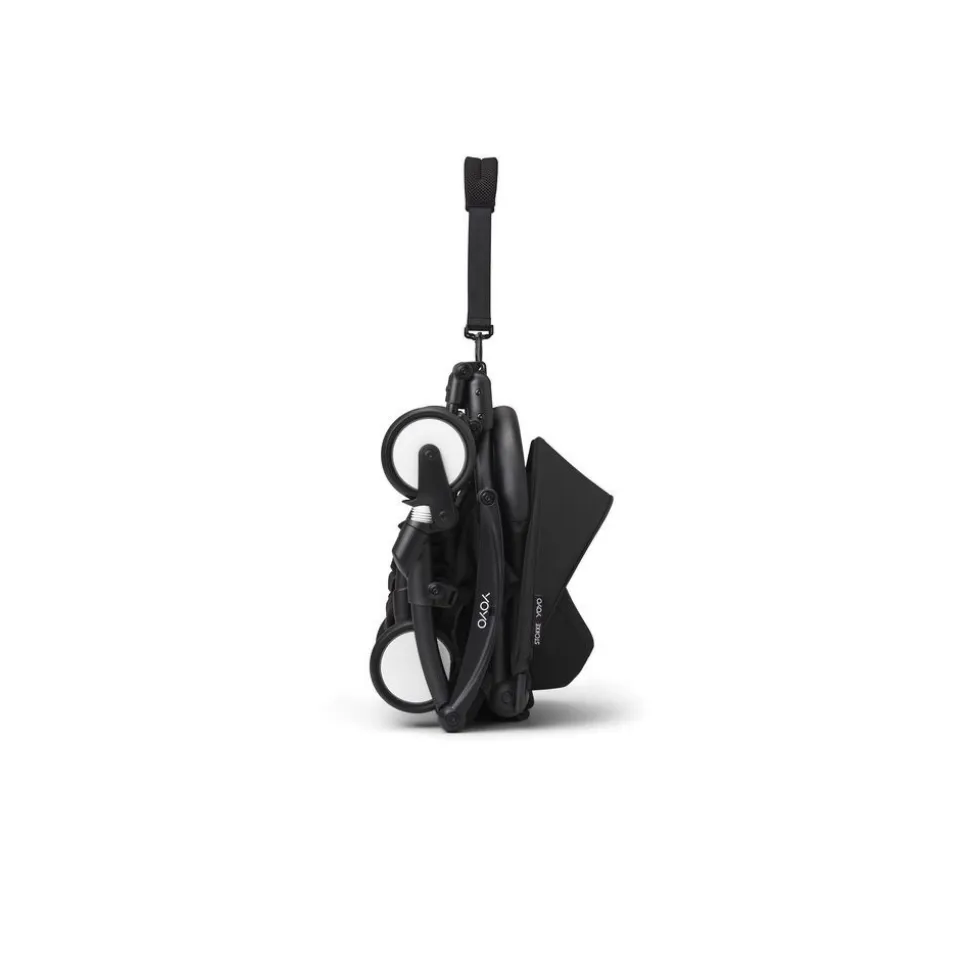 Poussette duo yoyo 3 pack 6+ et siège auto cloud g3 black - chassis noir - noir