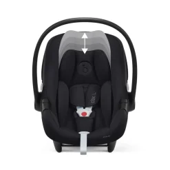 Poussette duo yoyo 3 pack 6+ et siège auto aton b2 black - chassis blanc - leopard