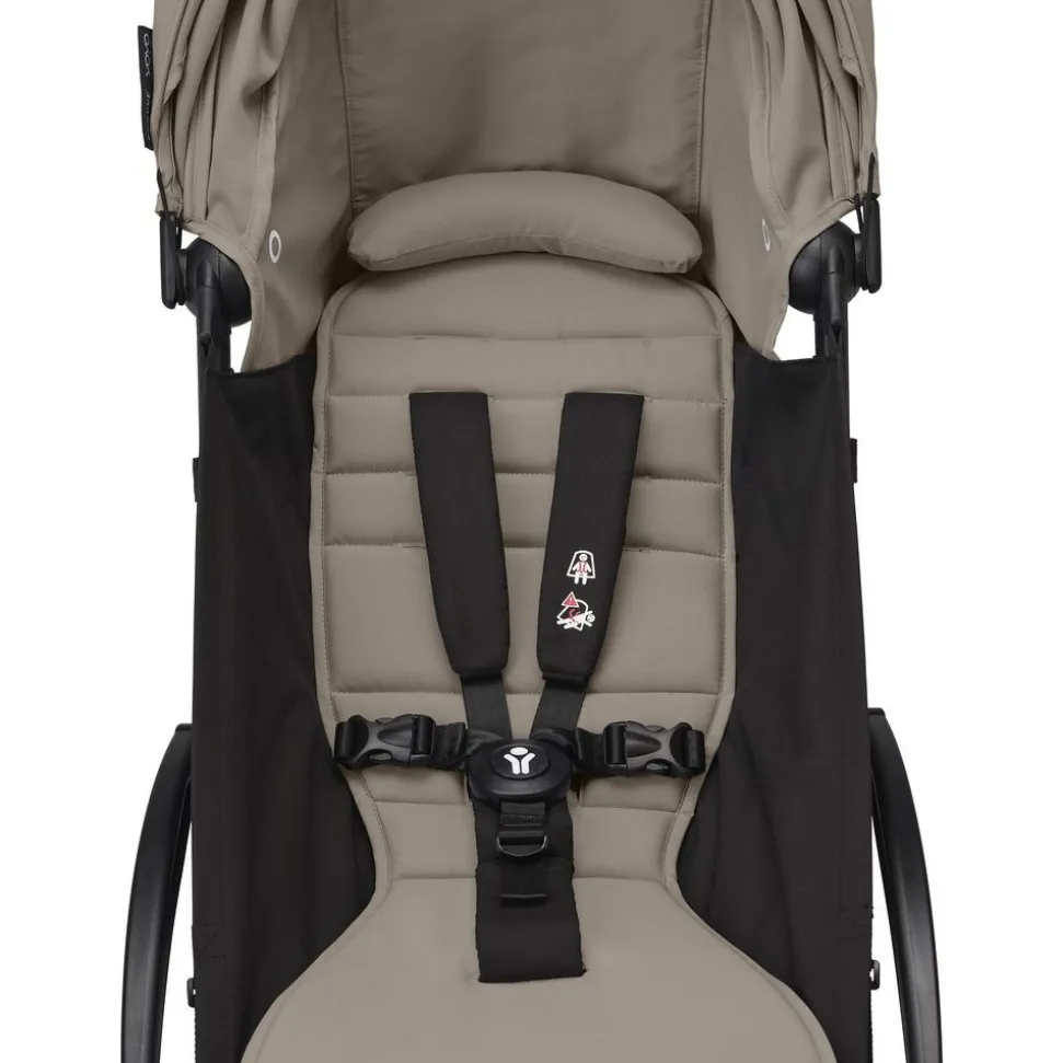 Poussette duo yoyo 3 pack 6+ et siège auto cloud t plus beige - chassis noir - taupe