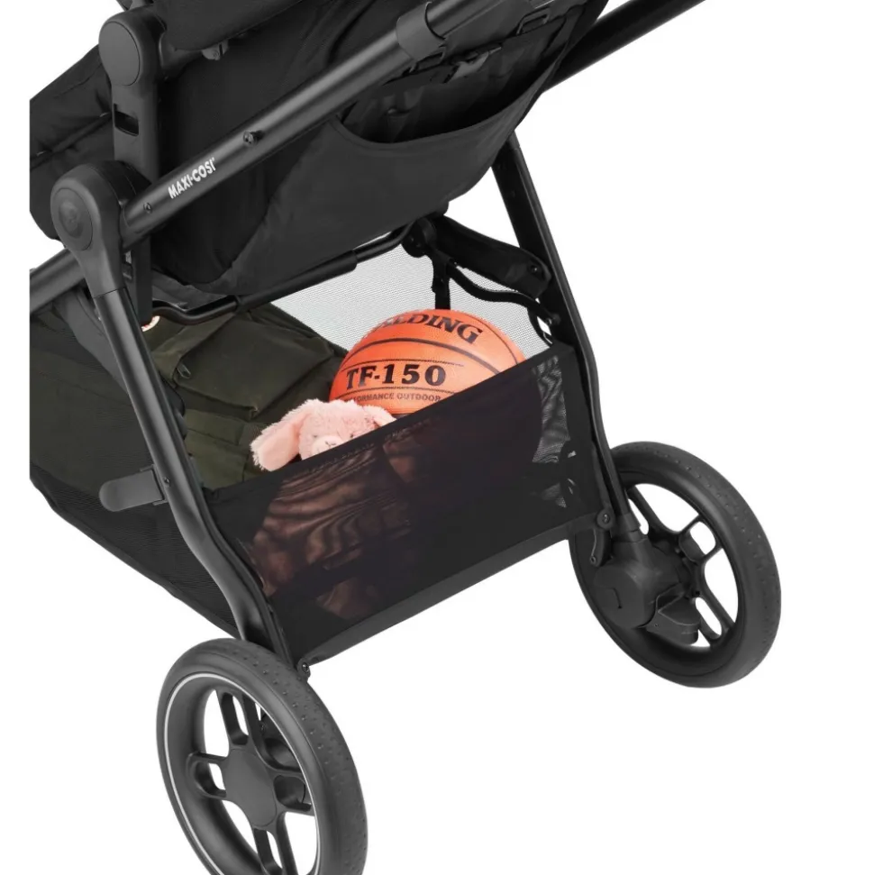 Poussette duo zelia 3 + nacelle essential black