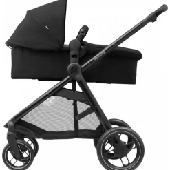 Poussette duo zelia 3 + nacelle essential black