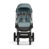 Poussette eos lux 2-en-1 stormy blue châssis taupe