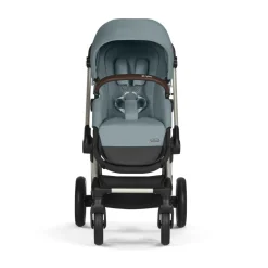 Poussette eos lux 2-en-1 stormy blue châssis taupe