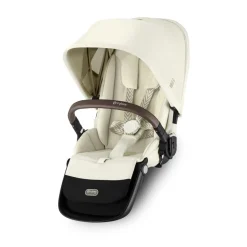 Poussette gazelle s seashell beige châssis taupe