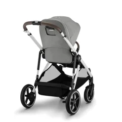 Poussette gazelle s stone grey châssis silver