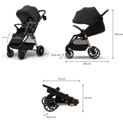 Poussette grande 2 midnight black