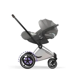 Poussette électrique e-priam 3 city grey châssis chrome