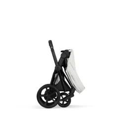 Poussette électrique e-priam 3 off white châssis matt black