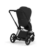 Poussette électrique e-priam 3 sepia black châssis matt black