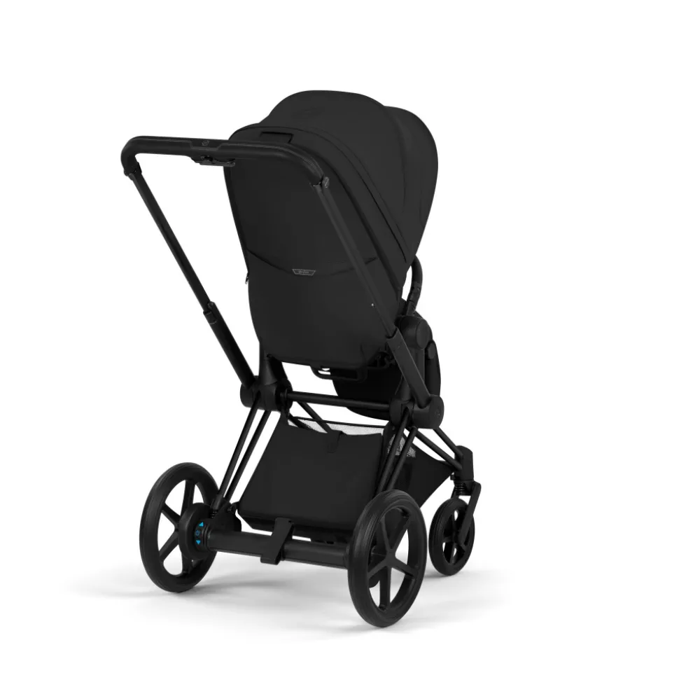 Poussette électrique e-priam 3 sepia black châssis matt black