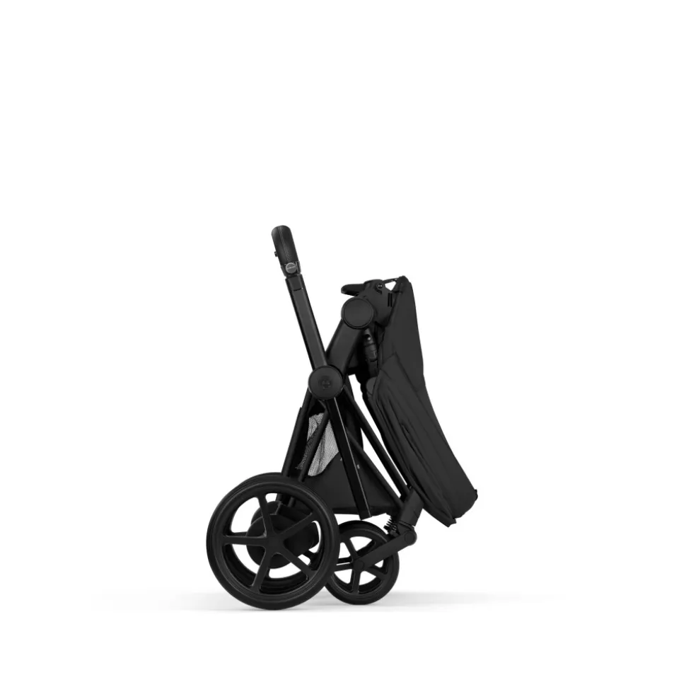 Poussette électrique e-priam 3 sepia black châssis matt black