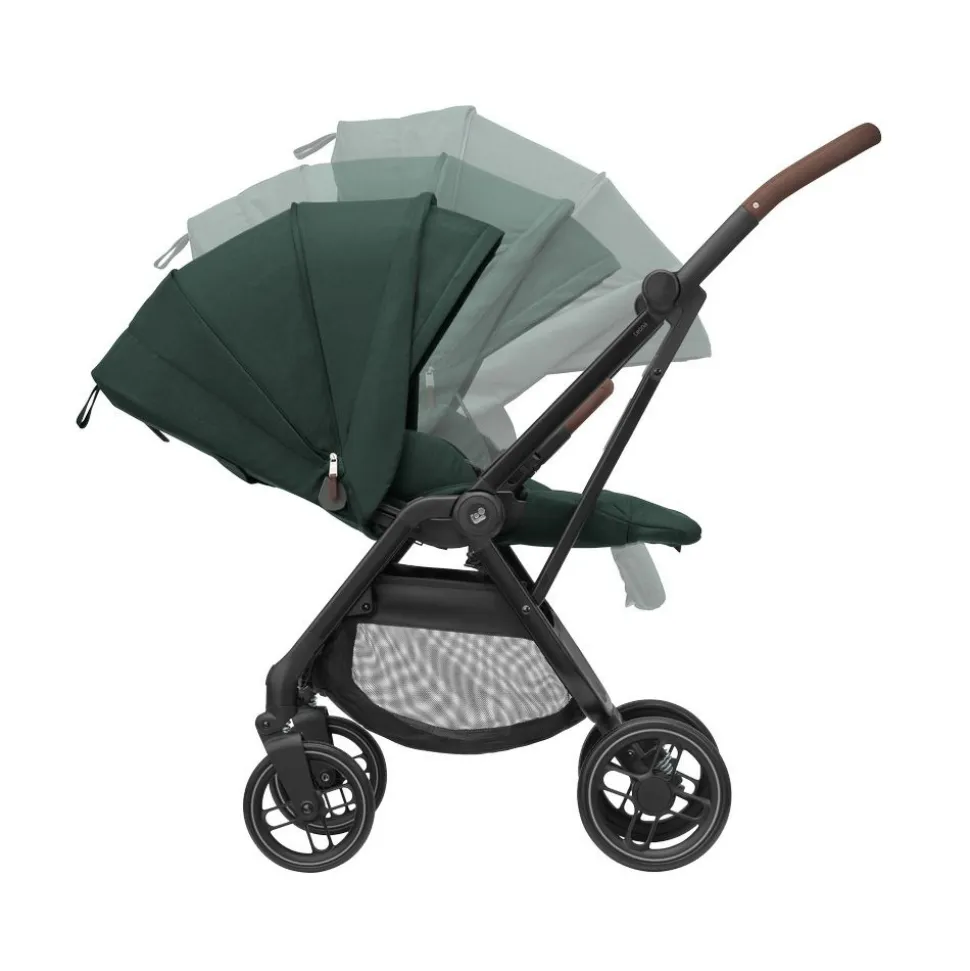 Poussette leona 2 twillic green