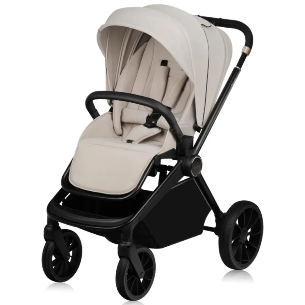 Poussette mika plus beige sable