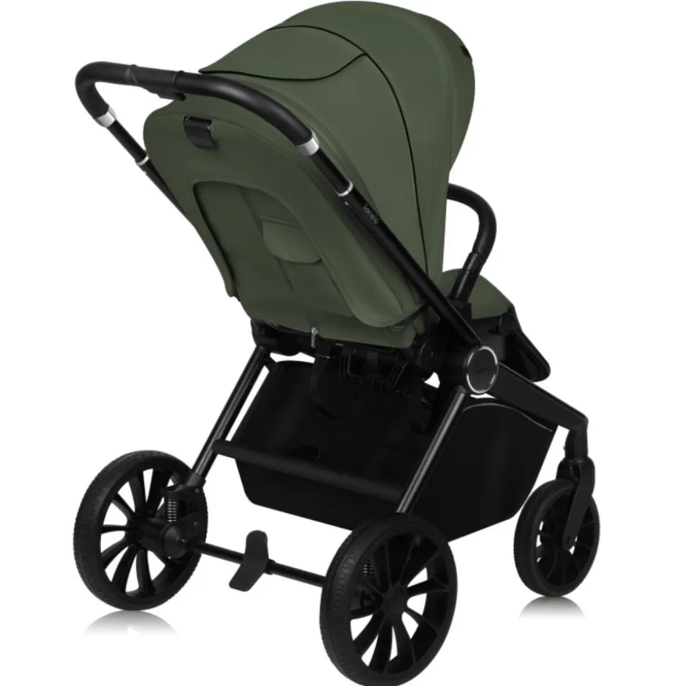 Poussette mika plus trio green olive