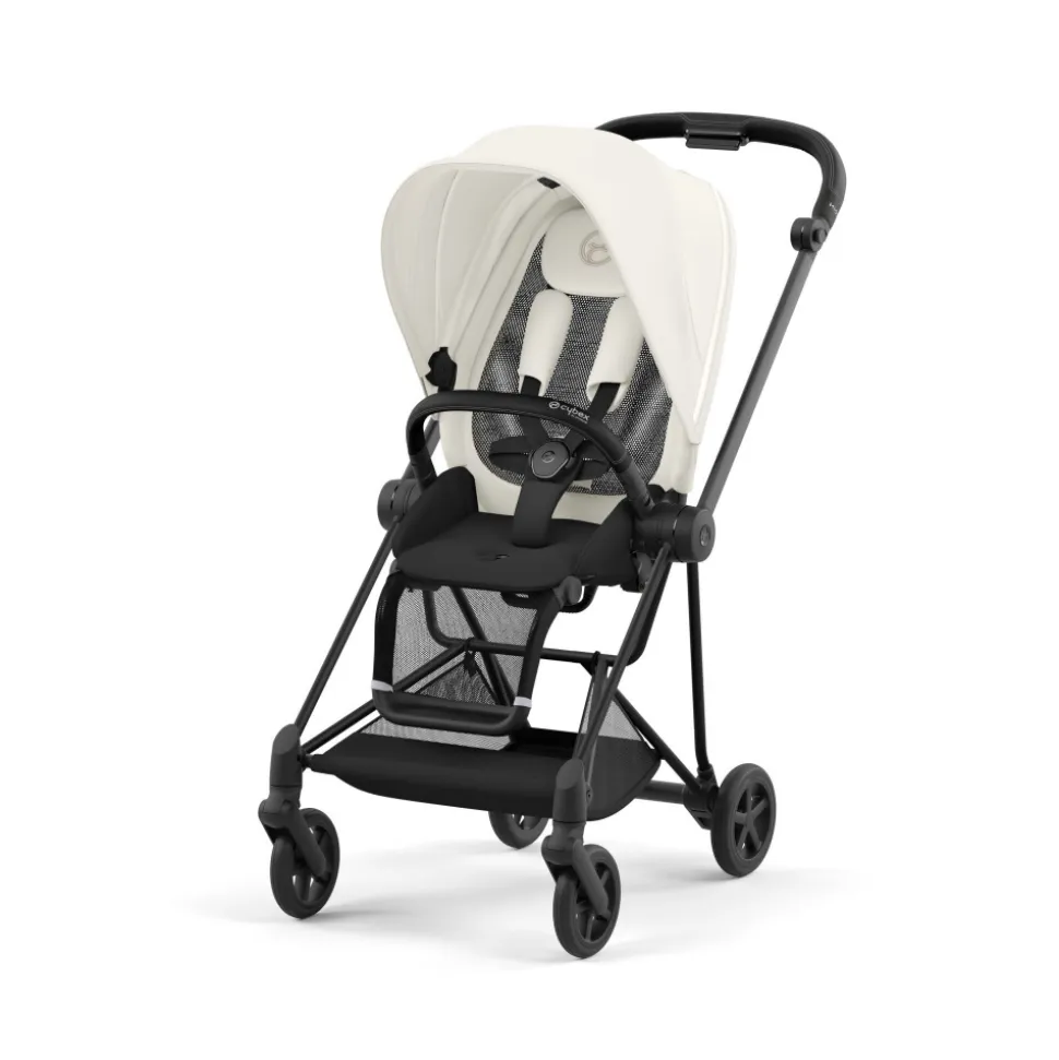 Poussette mios 3 off white châssis matt black