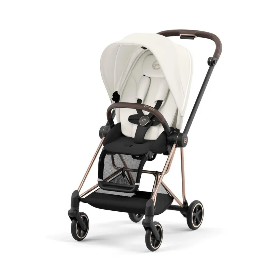 Poussette mios 3 off white châssis rose gold