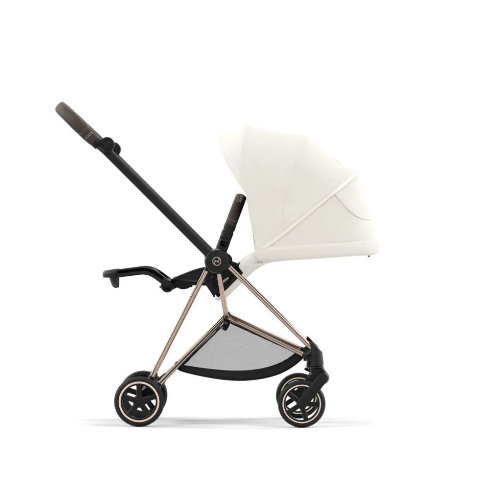 Poussette mios 3 off white châssis rose gold