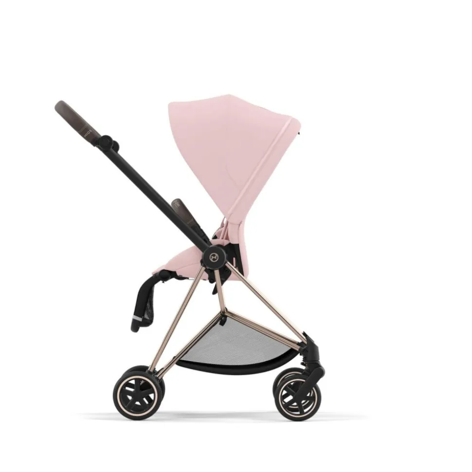 Poussette mios 3 peach pink châssis rose gold