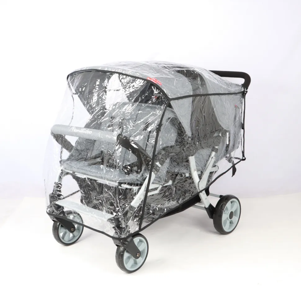 Poussette 4 places lidoo city h4e - full grey