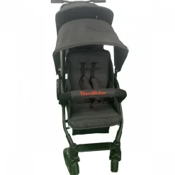 Poussette 3 places lidoo h3e + ergondrive full black