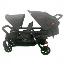 Poussette 3 places lidoo h3e + ergondrive full black