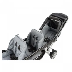 Poussette 3 places lidoo h3e + ergondrive full grey
