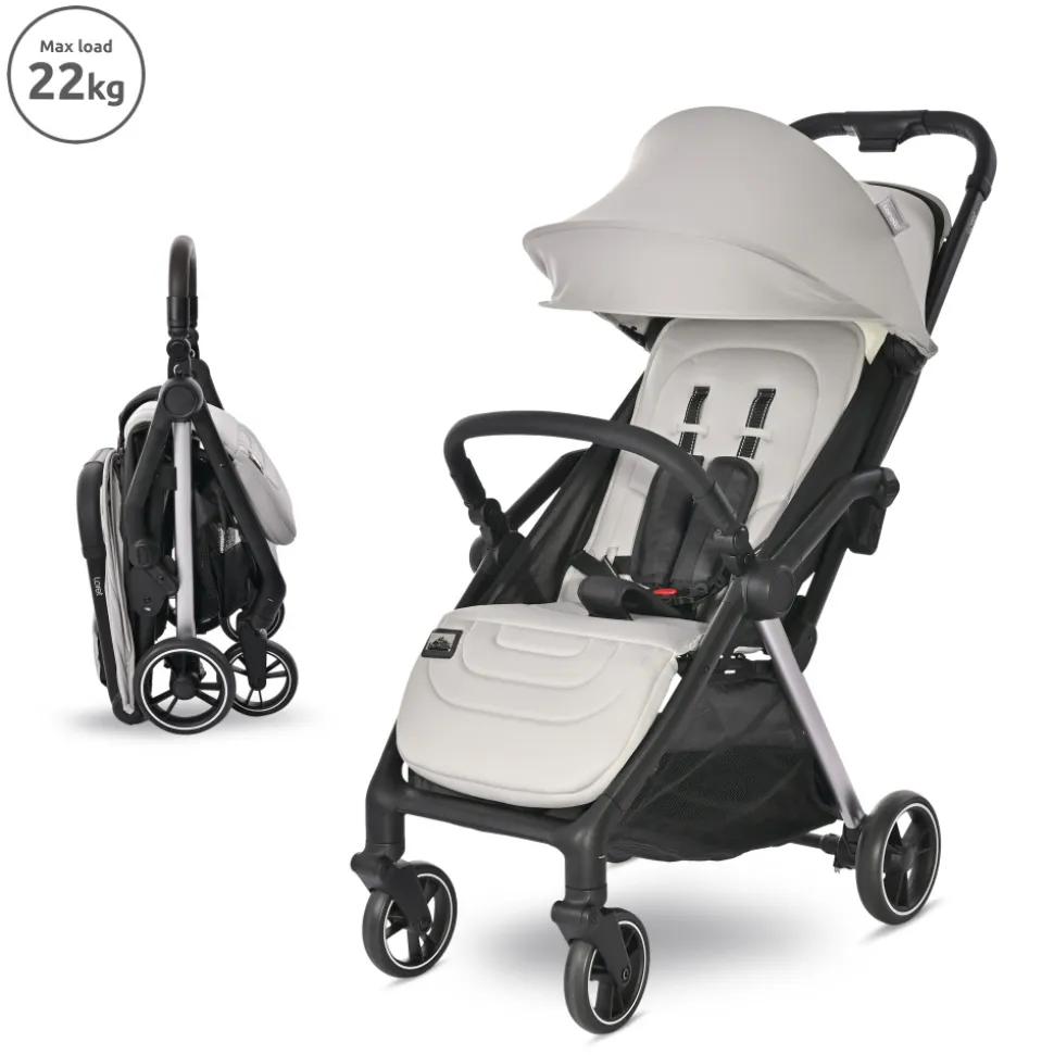 Poussette pliante loret gris
