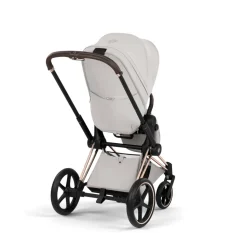 Poussette priam 5 city grey châssis rosegold