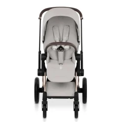 Poussette priam 5 city grey châssis rosegold